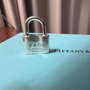 Tiffany & Co 1837 lock pendant